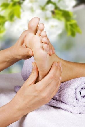 enspannende Fußreflexzonen-Massage